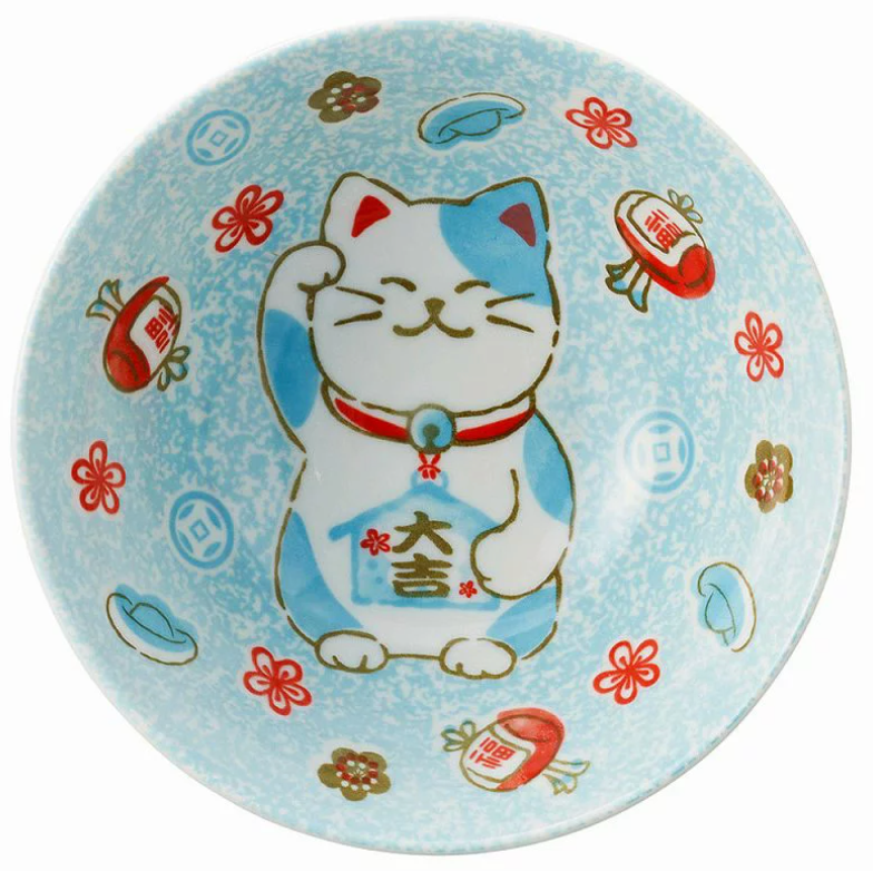 DAITOUA Maneki Neko Blue 4.0 Bowl