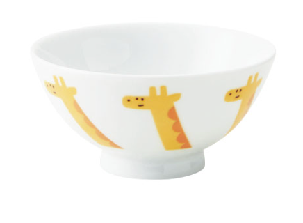 DAITOUA MEAL Kids Giraffe Tea Bowl