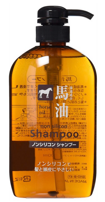 Kumanoyushi Horse Oil No Silicon Shampoo 600ml