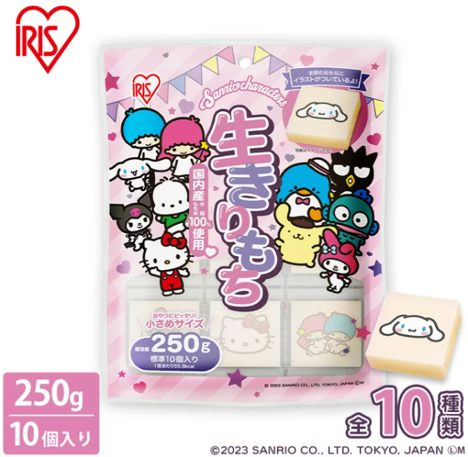 IRIS Foods Sanrio Rice Cake 250G