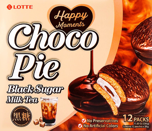 Lotte Chocolate Pie Blacksugar 28G