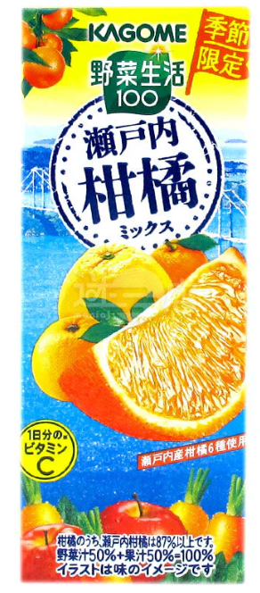 KAGOME VEGETABLE LIFE CITRUS MIX 195ML