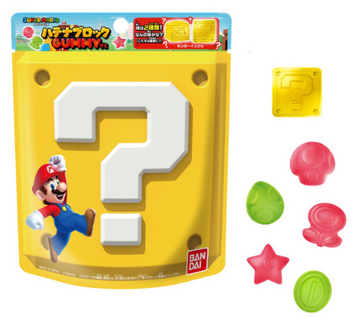 BANDAI Super Mario Hatena Block Gummy 37G