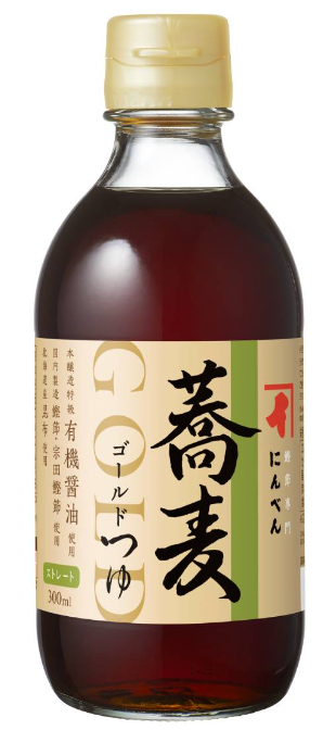 NINBEN Soba Gold Tsuyu Natural Tempura Sauce 300ml