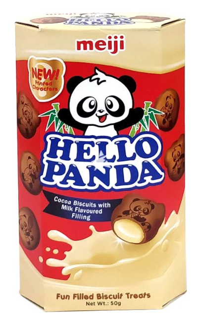 MEIJI Hello Panda Chocolate Milk Biscuits 50G