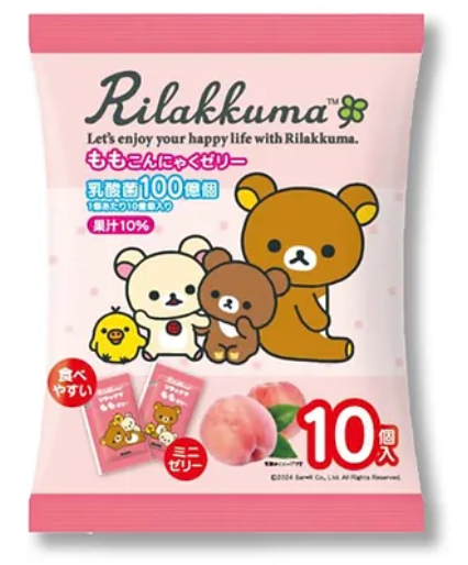 Yokoo Rilakkuma Peach Jelly 10P