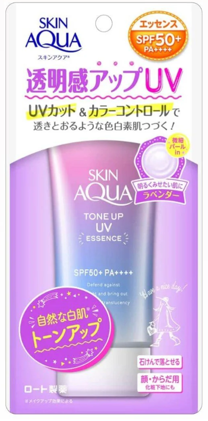 ROHTO SKIN AQUA TONE UP UV ESSENCE SPF50+