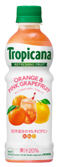 Kirin Tropicana Fruit Juice Orange & Pink 330ML