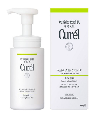 Kao - Curel - Sebum Trouble Care Foaming Wash 150ml