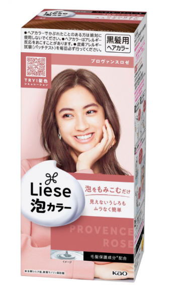 KAO Liese Prettia Bubble Hair Color Provance Rose