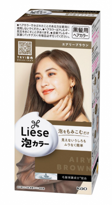 Kao Liese Prettia Bubble Hair Color Airy Brown