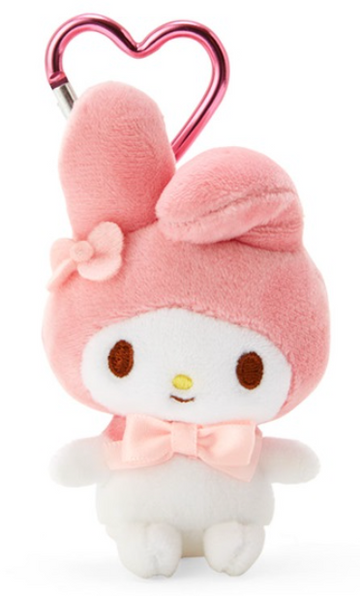 Sanrio Plush Mascot Holder with Heart Carabiner - Melody