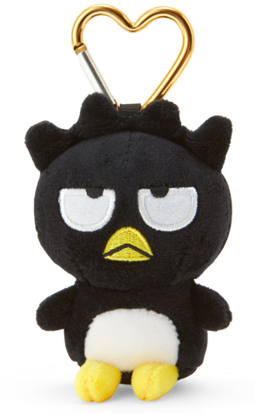 Sanrio Plush Mascot Holder with Heart Carabiner -Bad Badtz-Maru