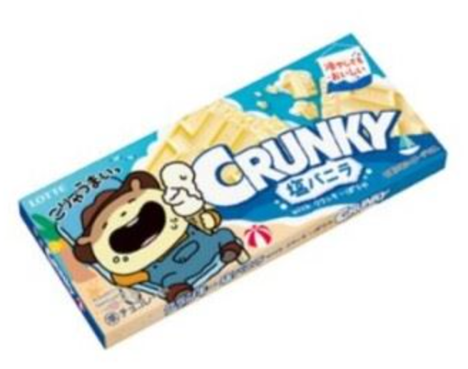 Lotte Crunky Chocolate Salt Vanilla 48G