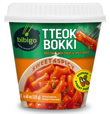 CJ Bibigo Titeobokki Sweet&Spicy Cup 125g