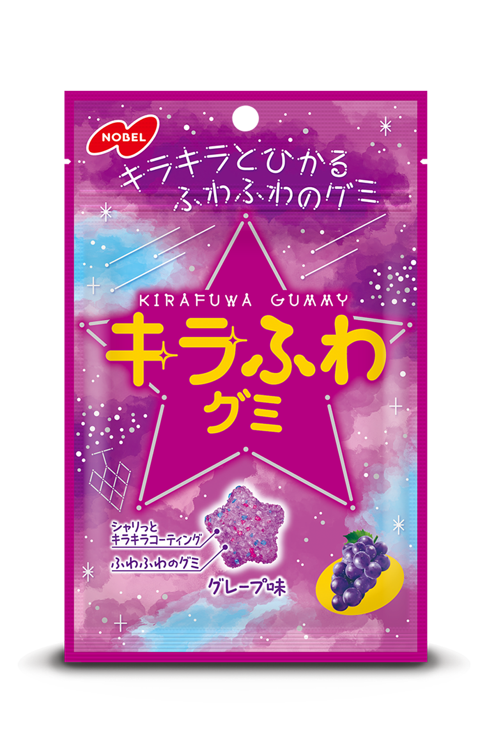 NOBEL KIRAFUWA GUMMY (GRAPE) 50G