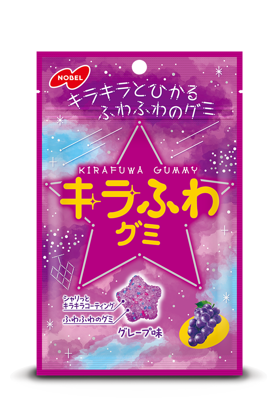 NOBEL KIRAFUWA GUMMY (GRAPE) 50G