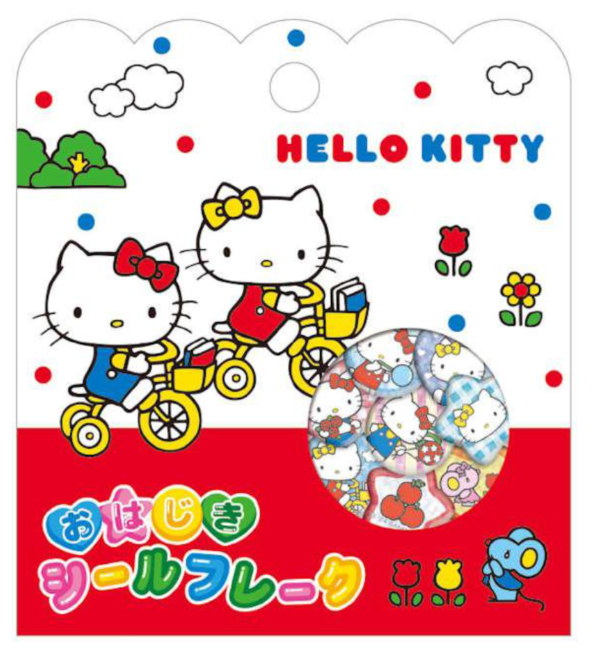 Hello Kitty Seal Flakes Sticker