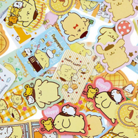 Sanrio Stickers and Case Set - Pom Pom Purin