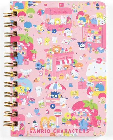 Sanrio Original B7 Ring Notebook - Sanrio Characters