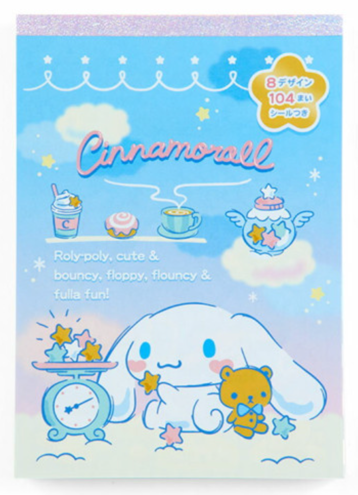 Sanrio Mix Designs Memo Pad - Cinnamoroll