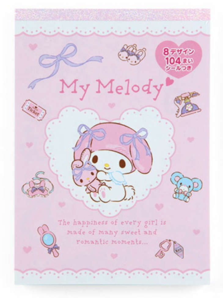 Sanrio Mix Designs Memo Pad - My Melody