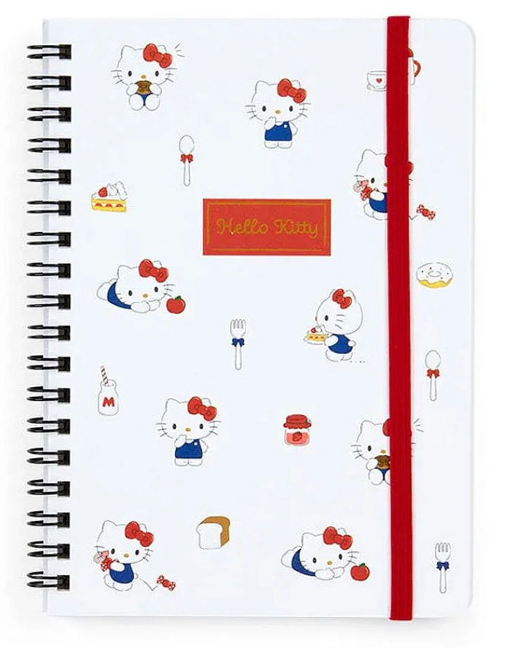 Hello Kitty B6 Ruled Elastic Closure Notebook