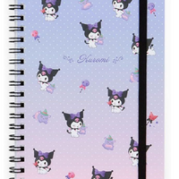 Kuromi B6 Ruled Elastic Closure Notebook