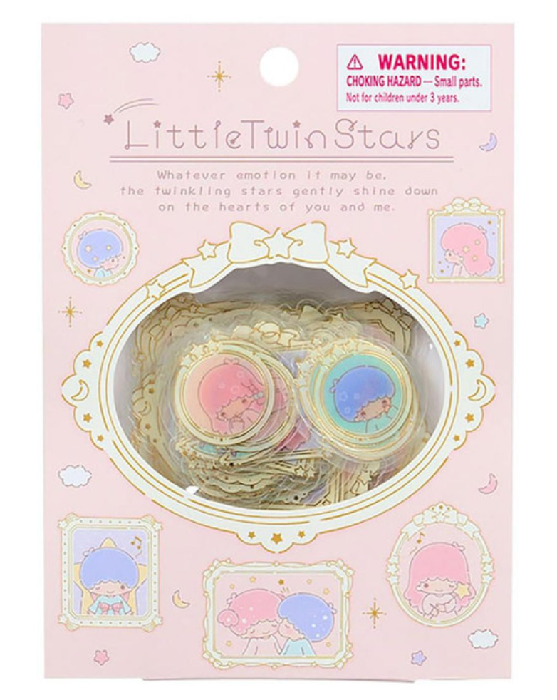 Sanrio Original Seal Set - Little Twin Stars : Frame Design