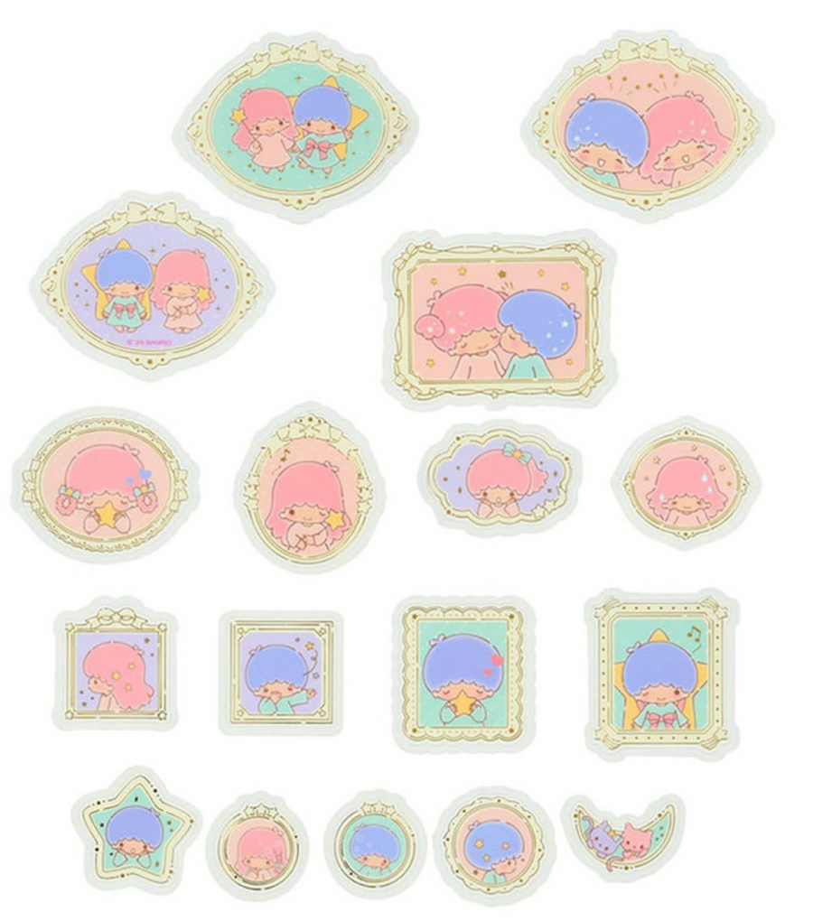 Sanrio Original Seal Set - Little Twin Stars : Frame Design