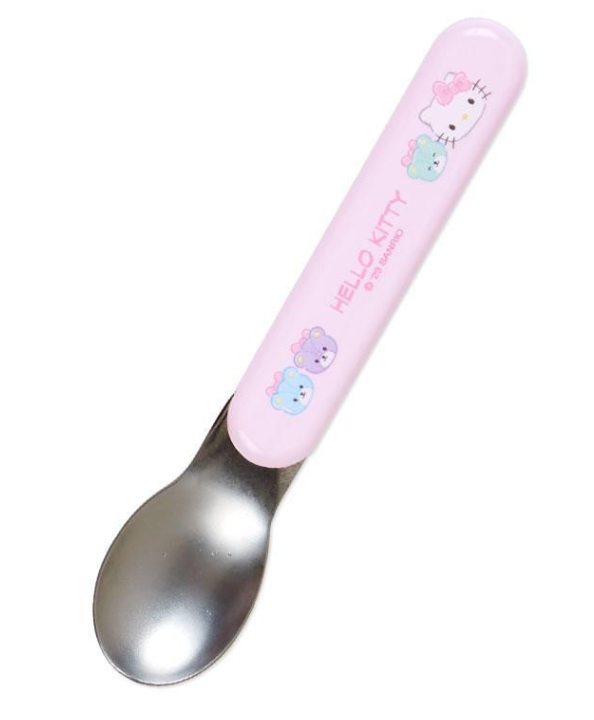 Sanrio Fork Spoon Chopsticks Tableware Set with Case - Hello Kitty