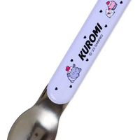 Sanrio Fork Spoon Chopsticks Tableware Set with Case - Kuromi