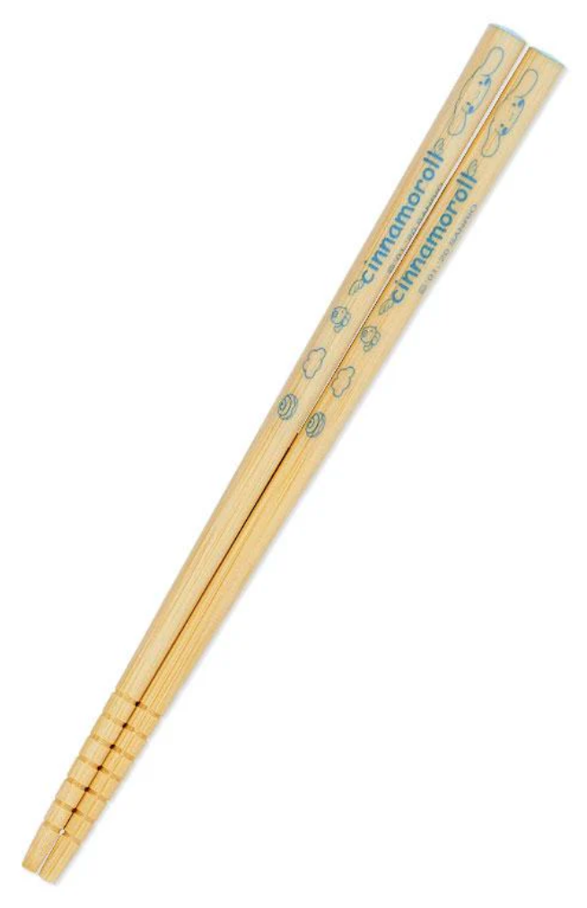 Sanrio Fork Spoon Chopsticks Tableware Set with Case - Cinnamoroll