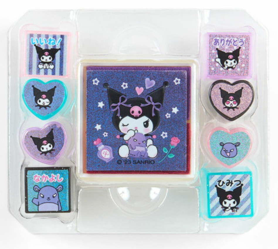 Sanrio Character Stamp Set - Kuromi