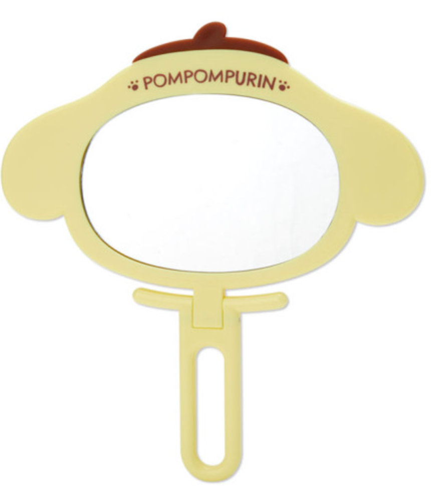 Sanrio Face Type Hand Mirror - Pompompurin