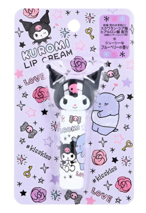 Kuromi Die Cut Lip Balm Juicy Blueberry Scent 4g