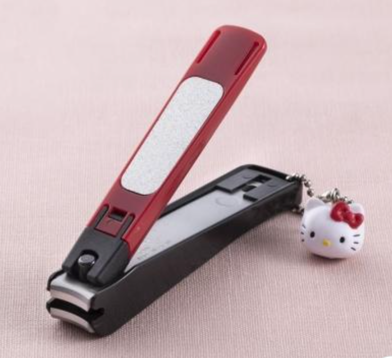 Kai Hello Kitty Japanese Style New Standard Nail Clippers S Camellia 1 Piece