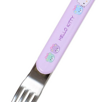 Sanrio Original Bento Lunch Cutlery Set Spoon Fork - Hello Kitty : Pink