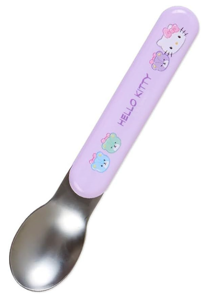 Sanrio Original Bento Lunch Cutlery Set Spoon Fork - Hello Kitty : Pink