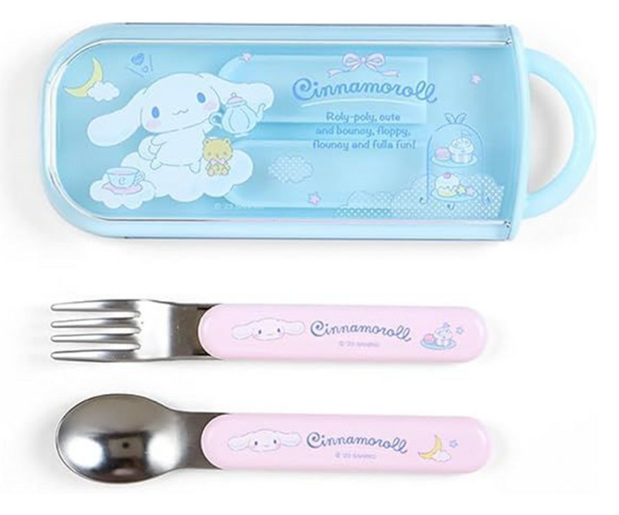 Sanrio Original Bento Lunch Cutlery Set Spoon Fork - Cinnamoroll