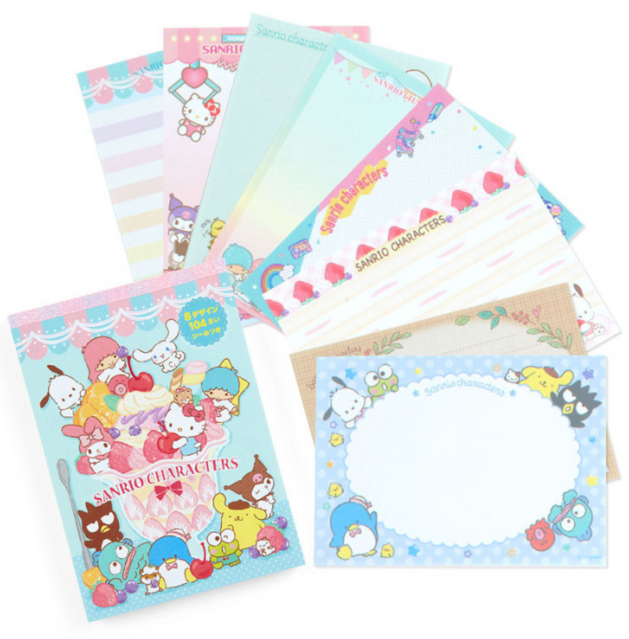 Sanrio Mix Designs Memo Pad - Sanrio Characters