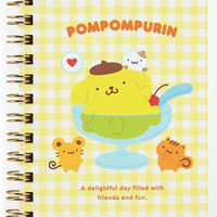 Sanrio Original B7 Ring Notebook - Pompompurin