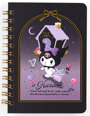 Sanrio Original B7 Ring Notebook - Kuromi