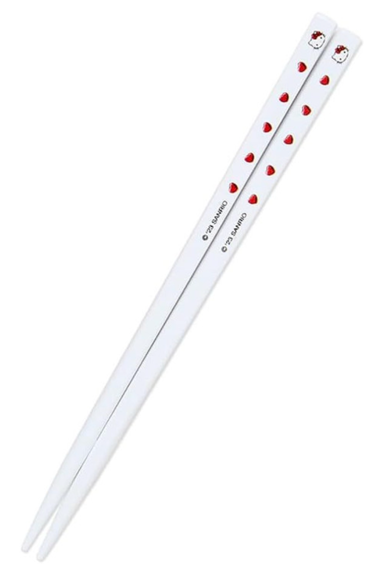Sanrio Original Bento Lunch Cutlery Set Spoon Fork Chopstick - Hello Kitty