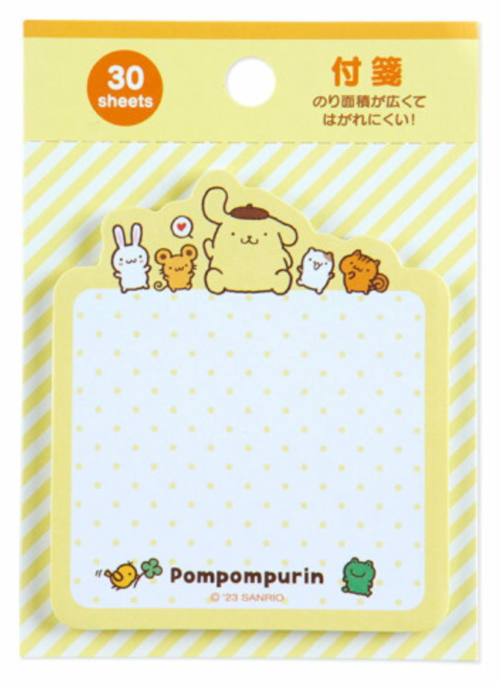 Sanrio Original Sticky Notes - Pompompurin