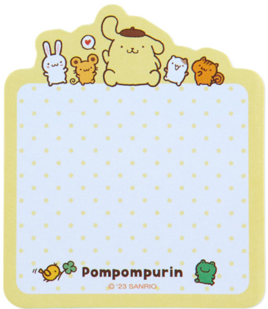 Sanrio Original Sticky Notes - Pompompurin