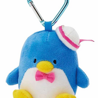 Sanrio Plush Mascot Holder with Heart Carabiner - Tuxedo Sam