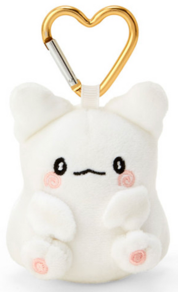 Sanrio Plush Mascot Holder with Heart Carabiner - Hanamaruobake