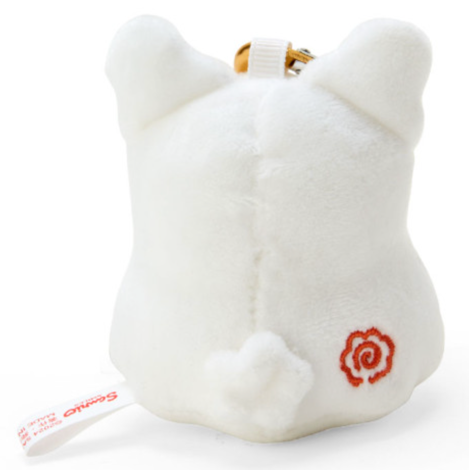 Sanrio Plush Mascot Holder with Heart Carabiner - Hanamaruobake