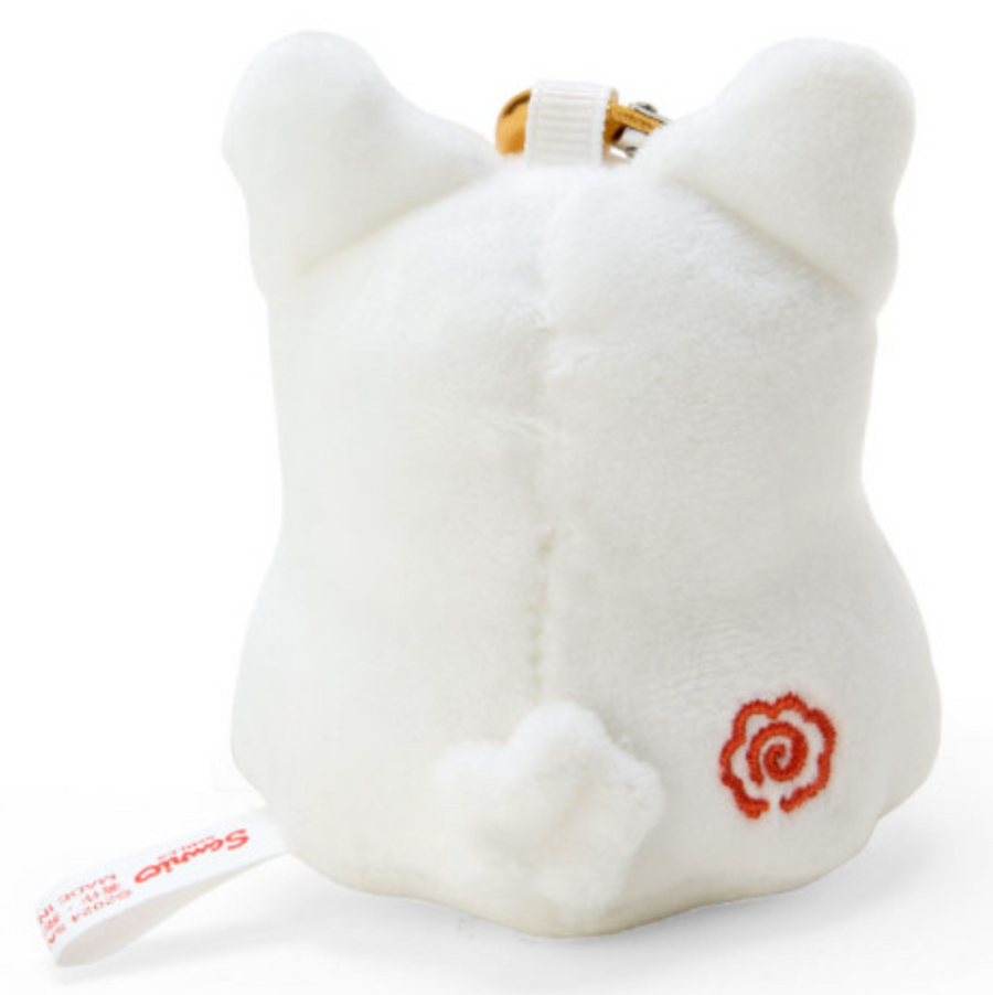 Sanrio Plush Mascot Holder with Heart Carabiner - Hanamaruobake